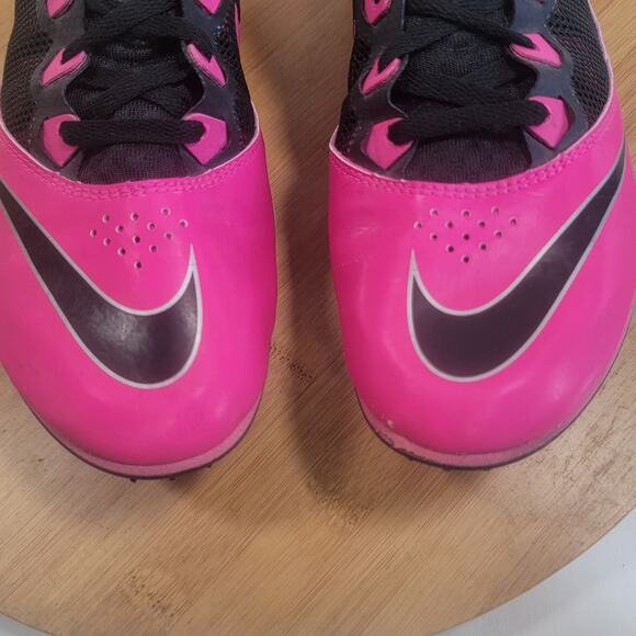 Nike Zoom Rival S Track and Field Sneakers Shoes Women 9.5 Pink Black - Picture 6 of 14
